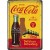 Placa metalica - Coca-Cola - In Bottles - 10x14 cm